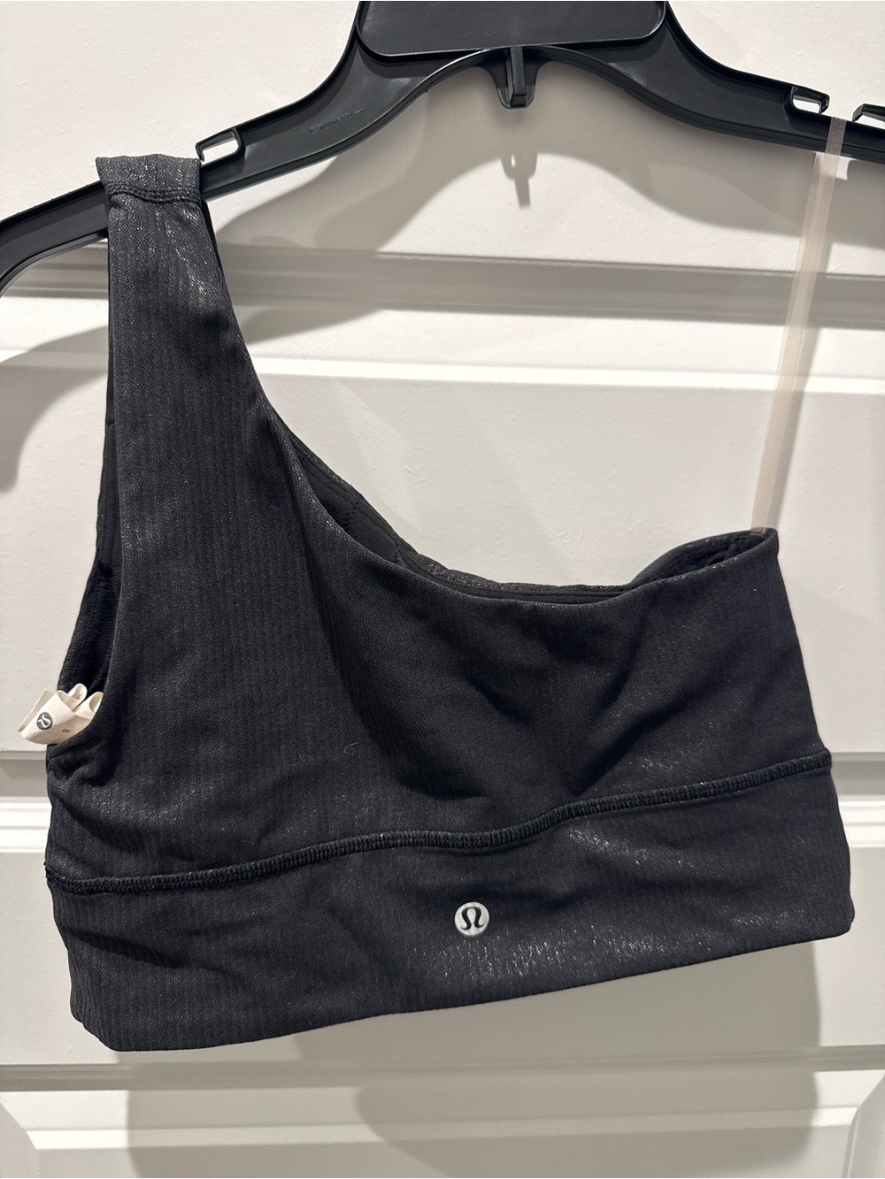 lululemon athletica Black Shimmery Sports Bra